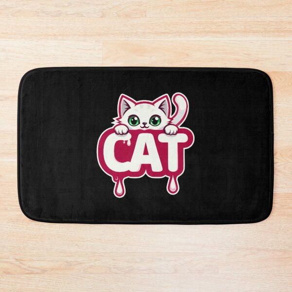 Item preview, Amazed white cat designed and sold by VycMerch.