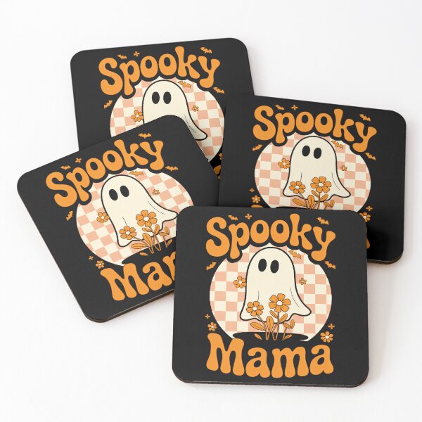Item preview, Spooky Mama Groovy Ghost Halloween Spooky Mom Mother designed and sold by Moon-Ape.