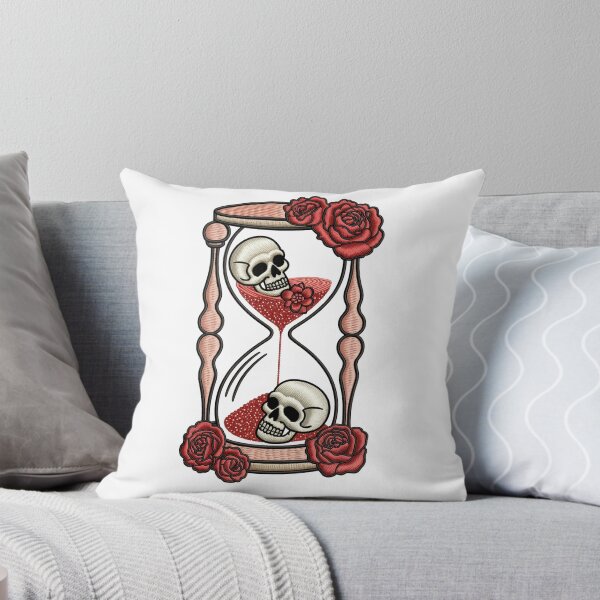 Item preview, Skulls in an Hourglass with Roses designed and sold by jkrphoto.