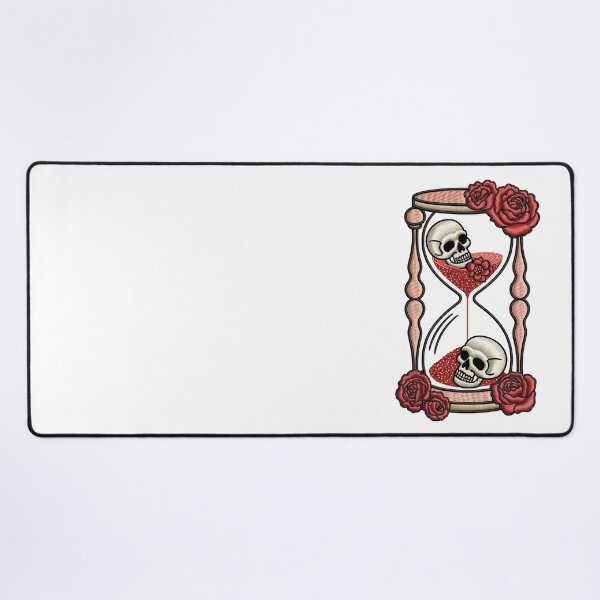 Item preview, Skulls in an Hourglass with Roses designed and sold by jkrphoto.