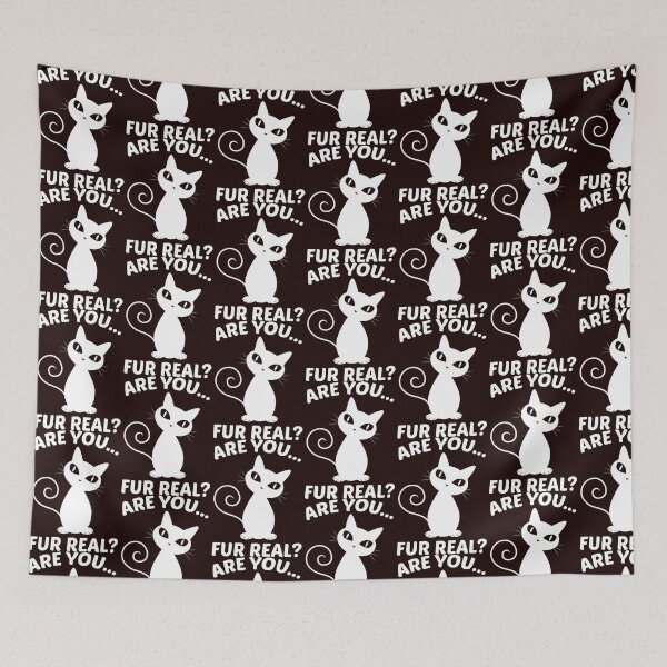 Aperçu de l'œuvre Es-tu de la vraie fourrure ? créée et vendue par VycMerch.