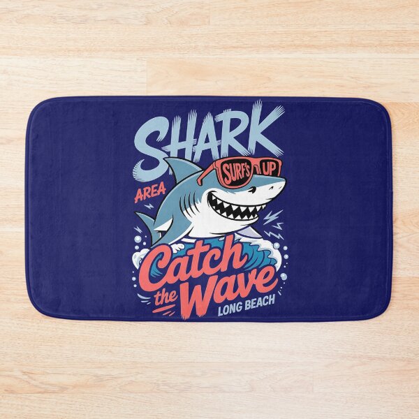 Item preview, Shark Area - Catch The Wave - Long Beach designed and sold by The magic  Yellow bus.
