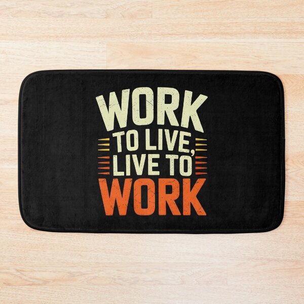 Item preview, Bold Retro Letters Expressing the Work-Life Paradox designed and sold by SplashTastic.