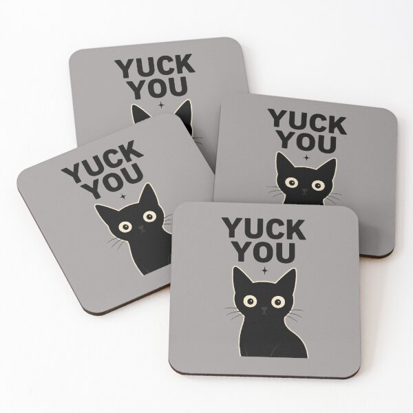 Item preview, Black Cat Sarcasm – Yuck You Bold Design Oversized  designed and sold by VycMerch.