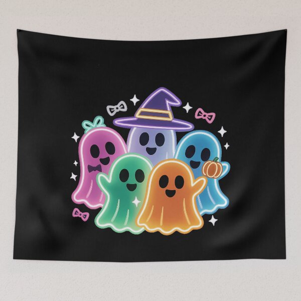 Item preview, Spooky Season Ghost Neon Coquette Halloween Boujee Boo-Jee designed and sold by Moon-Ape.