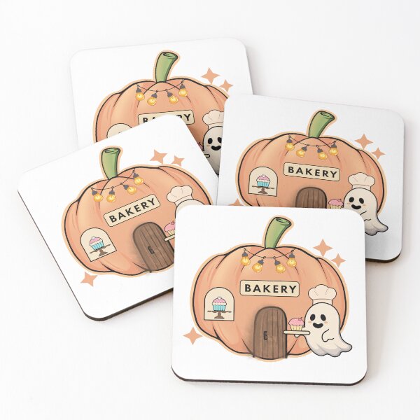 Item preview, Pumpkin Bakery Lantern – Cute Pastel Halloween Sticker designed and sold by SBrushbox.