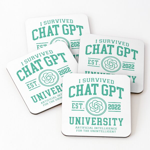 Item preview, Chat GPT University: AI for the Unintelligent T-Shirt designed and sold by ArbitraryTees.