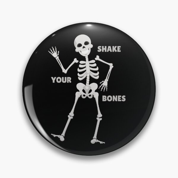 Artikelvorschau, Shake Your Bones Lustiger Halloween-Skeletttänzer entworfen und verkauft von Art-of-Rory.
