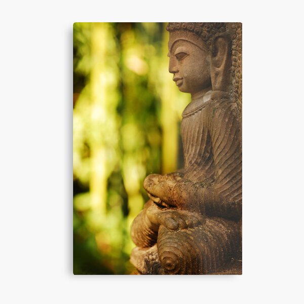 Nature Buddha Metal Print