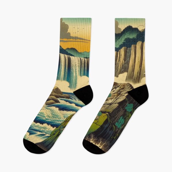 Item preview, Visiting Hanoaken Falls designed and sold by Kijiermono.