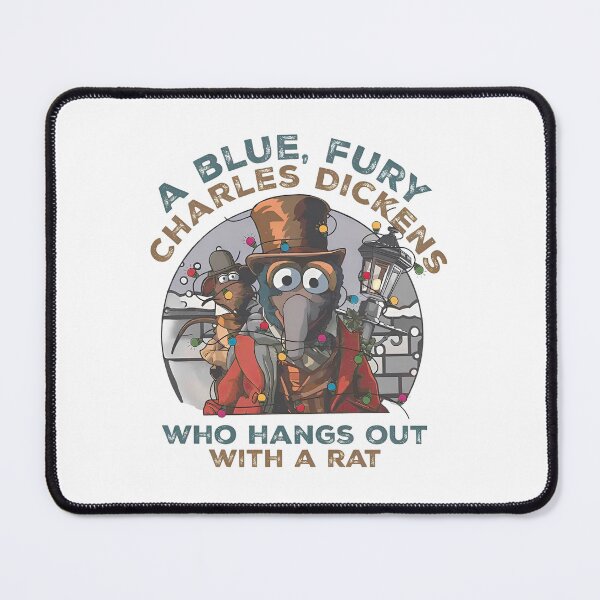 Item preview, A Blue Furry Charles Dickens Who Hangs Out With A Rat - The Muppet Christmas Carol Gonzo & Rizzo The Rat designed and sold by Haupalette.