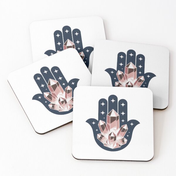 Item preview, Hamsa Crystal and Stars on Protective Hand designed and sold by jkrphoto.