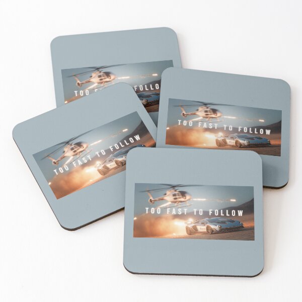 Item preview, Too Fast To Follow – Supercar Helicopter Chase Cinematic Artwork designed and sold by SuccessHunters.
