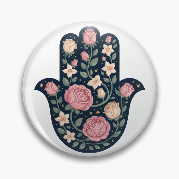 Artikelvorschau, Hamsa und Blumen entworfen und verkauft von jkrphoto.