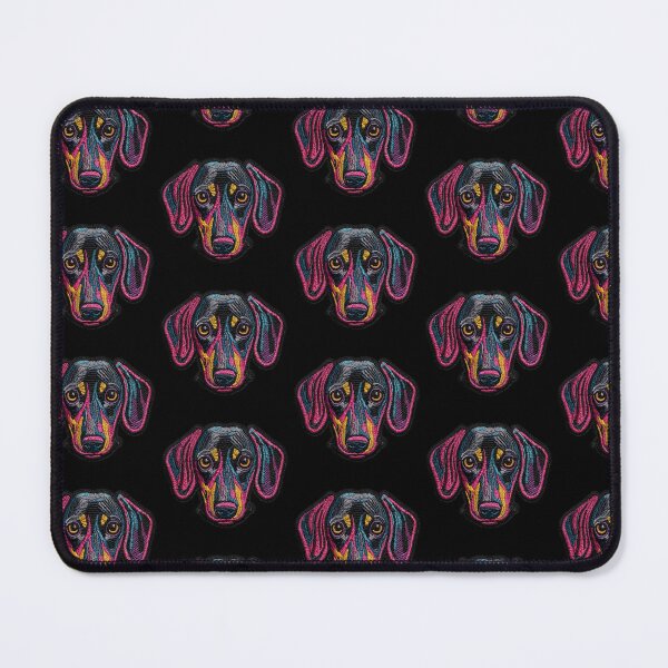 Item preview, Dachshund Sausage Dog Patch Embroidery Fabric Stitched Patch designed and sold by HappyPatchClub.