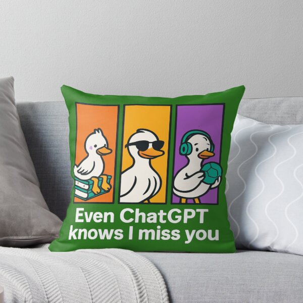 Item preview, Even ChatGPT Knows I Miss You – Cute Couples AI Humor Design designed and sold by Minimum-Rage.