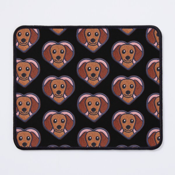 Item preview, Dachshund Sausage Dog Patch Embroidery Fabric Stitched Patch designed and sold by HappyPatchClub.