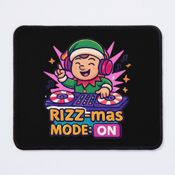 Item preview, RIZZmas Mode On Viral Meme Slang Design designed and sold by Raluk.