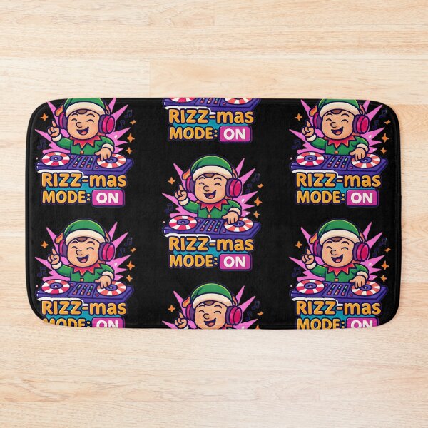 Item preview, RIZZmas Mode On Viral Meme Slang Design designed and sold by Raluk.