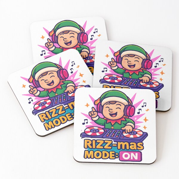 Item preview, RIZZmas Mode On Viral Meme Slang Design designed and sold by Raluk.