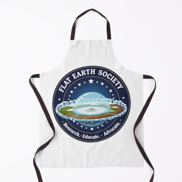 Item preview, The Flat Earth Society designed and sold by Funktastic Designs.