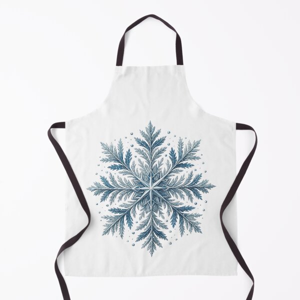 Item preview, Elegant Blue Ice Crystal Snowflake Winter Design designed and sold by ArtfulWeave.