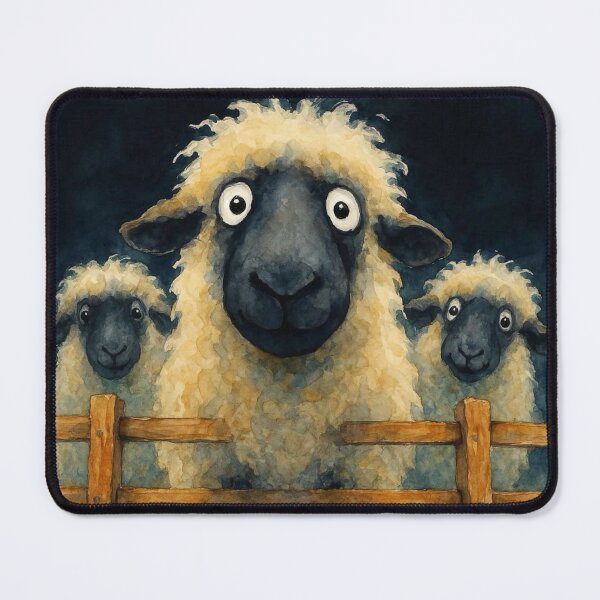 Item preview, Gorgeous Valaise Blacknose Sheep ' THe BaH BaH SHeeP ' BY SHiRLeY MacARTHuR designed and sold by Shirley MacArthur Art.