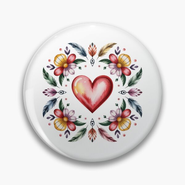 Item preview, Heart Surrounded by Colorful Flowers designed and sold by jkrphoto.