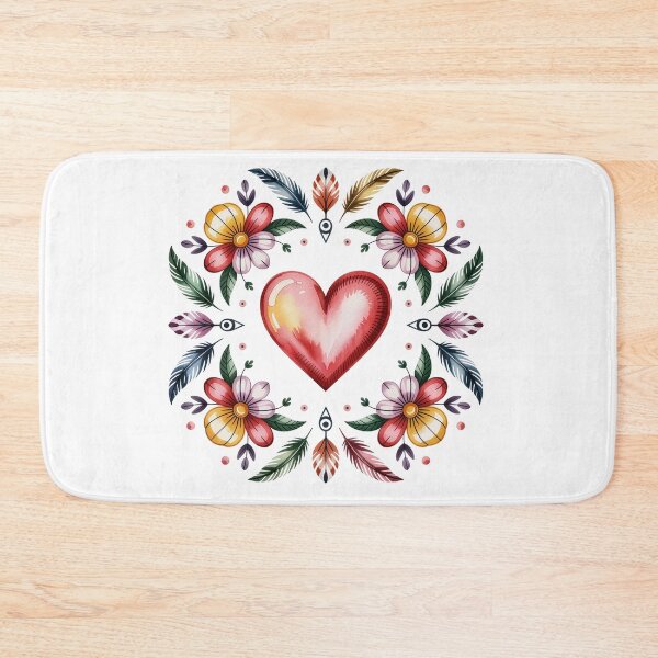 Item preview, Heart Surrounded by Colorful Flowers designed and sold by jkrphoto.