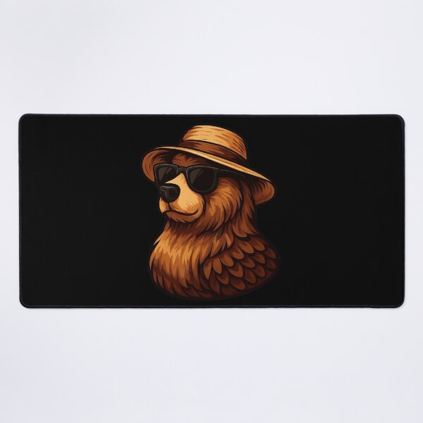 Item preview, Cool Bear Energy — Straw Hat & Sunglasses Vibes designed and sold by ArteeInnovation.