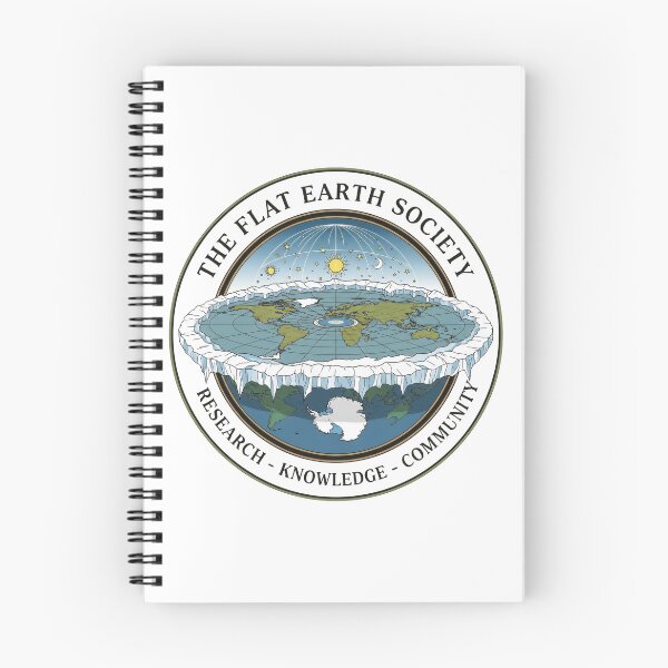 Item preview, The Flat Earth Society designed and sold by Funktastic Designs.