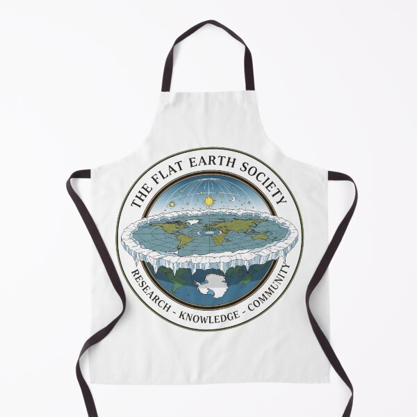 Item preview, The Flat Earth Society designed and sold by Funktastic Designs.