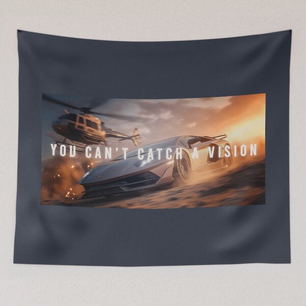 Item preview, You Can’t Catch a Vision – Supercar Chase with Helicopter designed and sold by SuccessHunters.