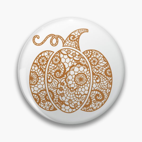Item preview, Ornate Lace Pumpkin Fall Design designed and sold by ArtfulWeave.