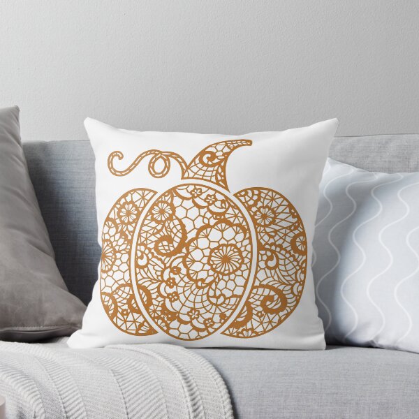 Item preview, Ornate Lace Pumpkin Fall Design designed and sold by ArtfulWeave.