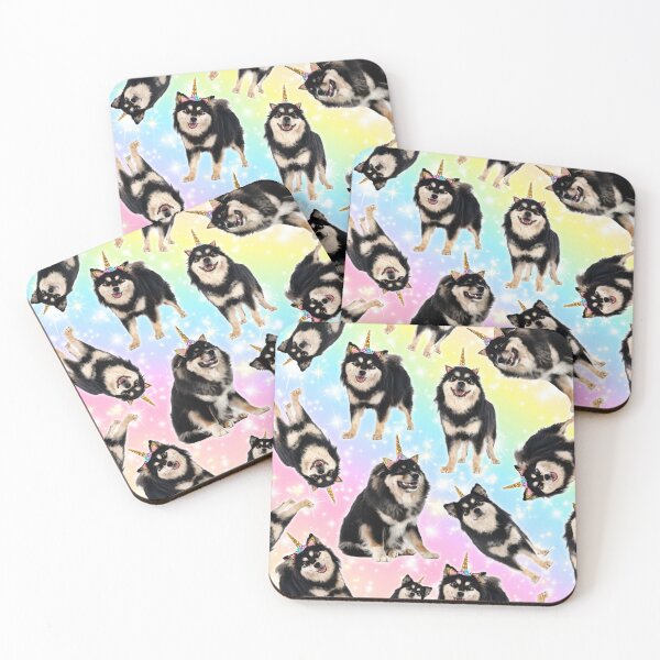 Item preview, Finnish Lapphund Unicorn Pattern designed and sold by Pokkie.