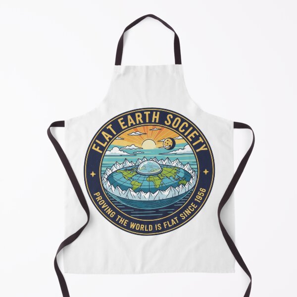 Item preview, The Flat Earth Society designed and sold by Funktastic Designs.