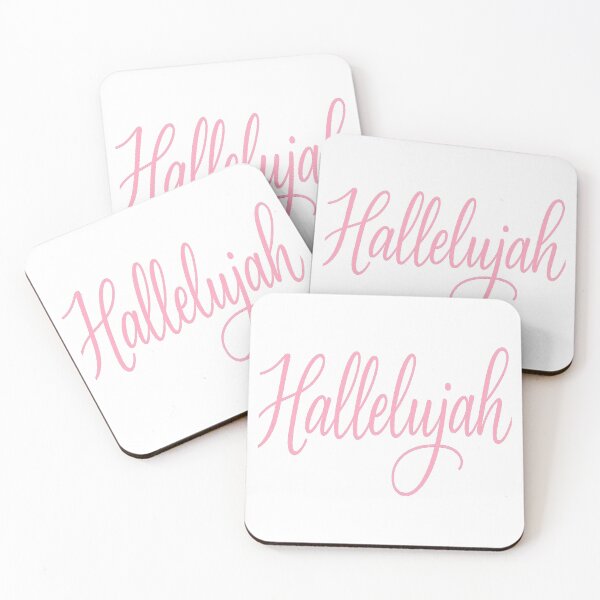 Item preview, Hallelujah (pink) designed and sold by PatriotsPallette.