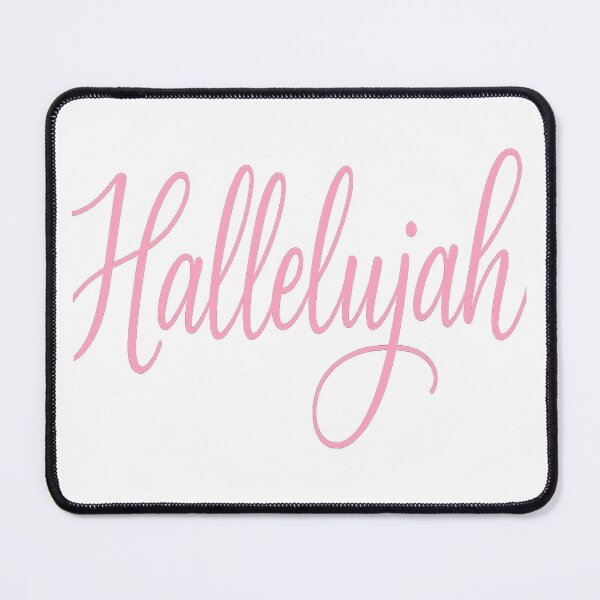 Item preview, Hallelujah (pink) designed and sold by PatriotsPallette.