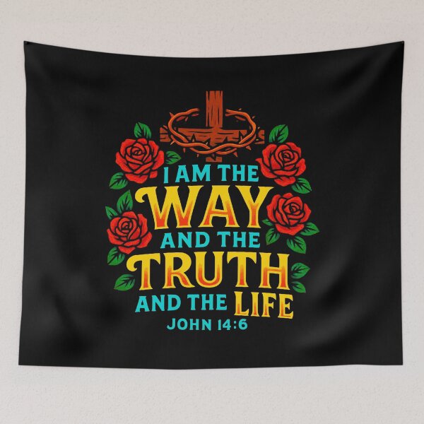 Item preview, John 14:6 Jesus Way Truth Life designed and sold by plushism.