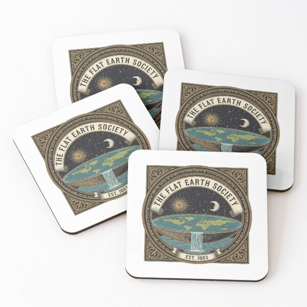Item preview, The Flat Earth Society designed and sold by Funktastic Designs.