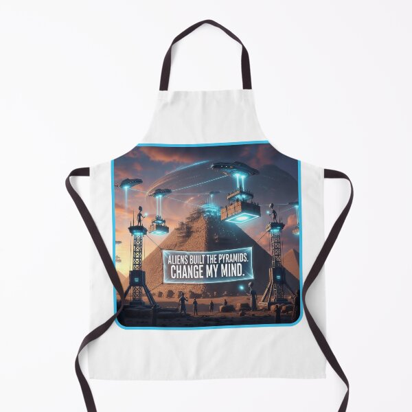 Item preview, The pyramids were built by aliens. designed and sold by Funktastic Designs.