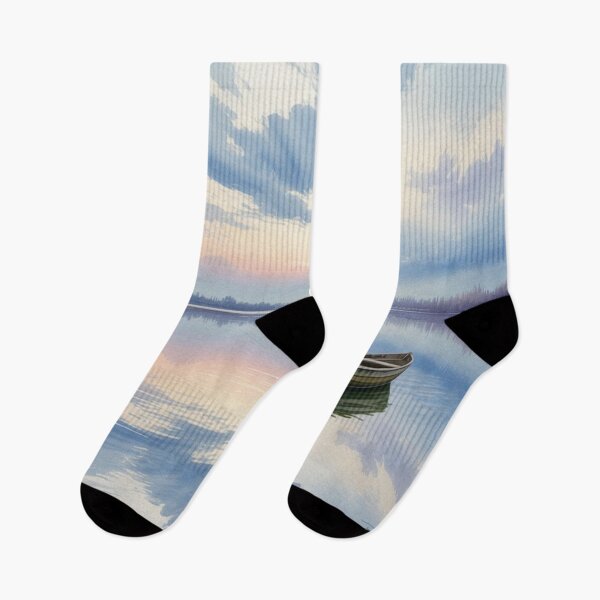 Item preview, Lifestyle Hub: Soft Sky Reflection Watercolour designed and sold by M&M Lifestyle Hub.