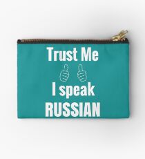Awesome Russian Shirt Gift For Men Women Studio Pouch