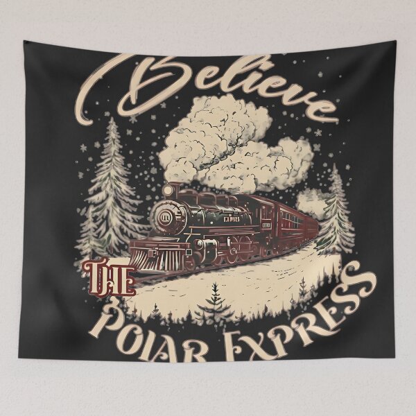 Item preview, Believe The Polar Express Christmas Train Shirt – Vintage Holiday Tee, Classic Santa Express Gift for Christmas Lovers designed and sold by S3YxWiIe4u.