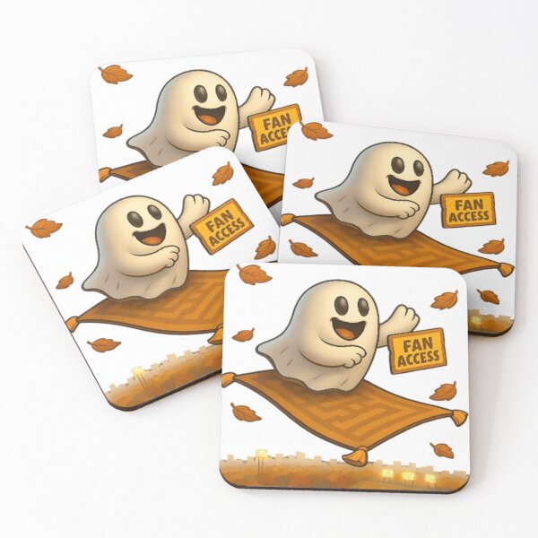 Item preview, Haunted Game Day Magic – Ghost on a Flying Carpet with Fan Access Pass designed and sold by Nest & Thread.