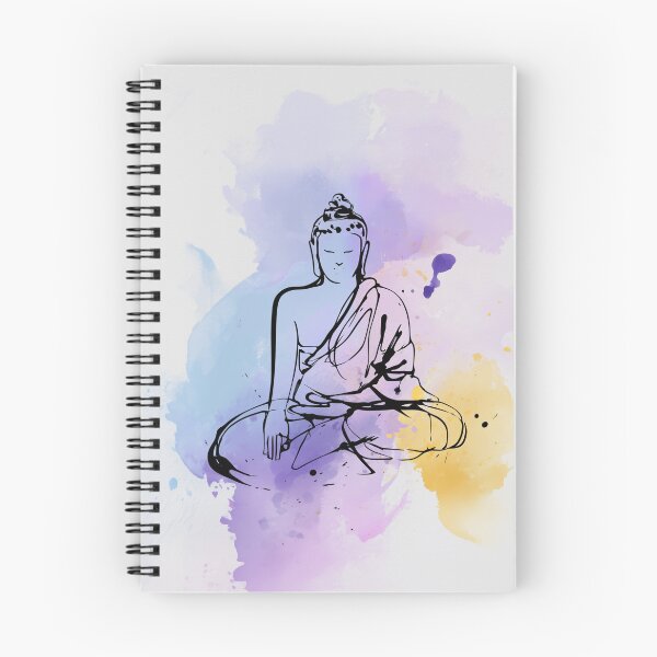 Item preview, Watercolor Buddha Meditation Splash Art designed and sold by idtecss.