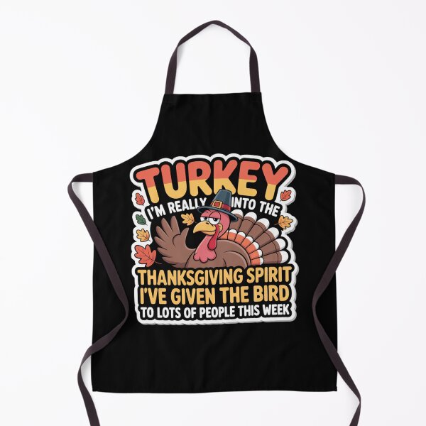 Item preview, I’m Really Into The Thanksgiving Spirit Funny Turkey Quote designed and sold by RDRdesign.