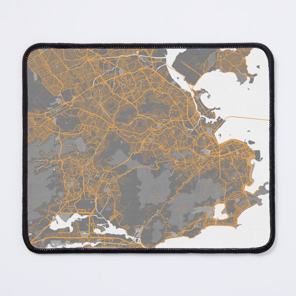 Item preview, Rio de Janeiro City Map of Brazil - Bauhaus designed and sold by deMAP.