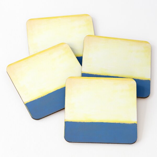Item preview, No. 6 (yellow, White, Blue Over Yellow On Gray) - 1954 By Mark Rothko designed and sold by Lipola.